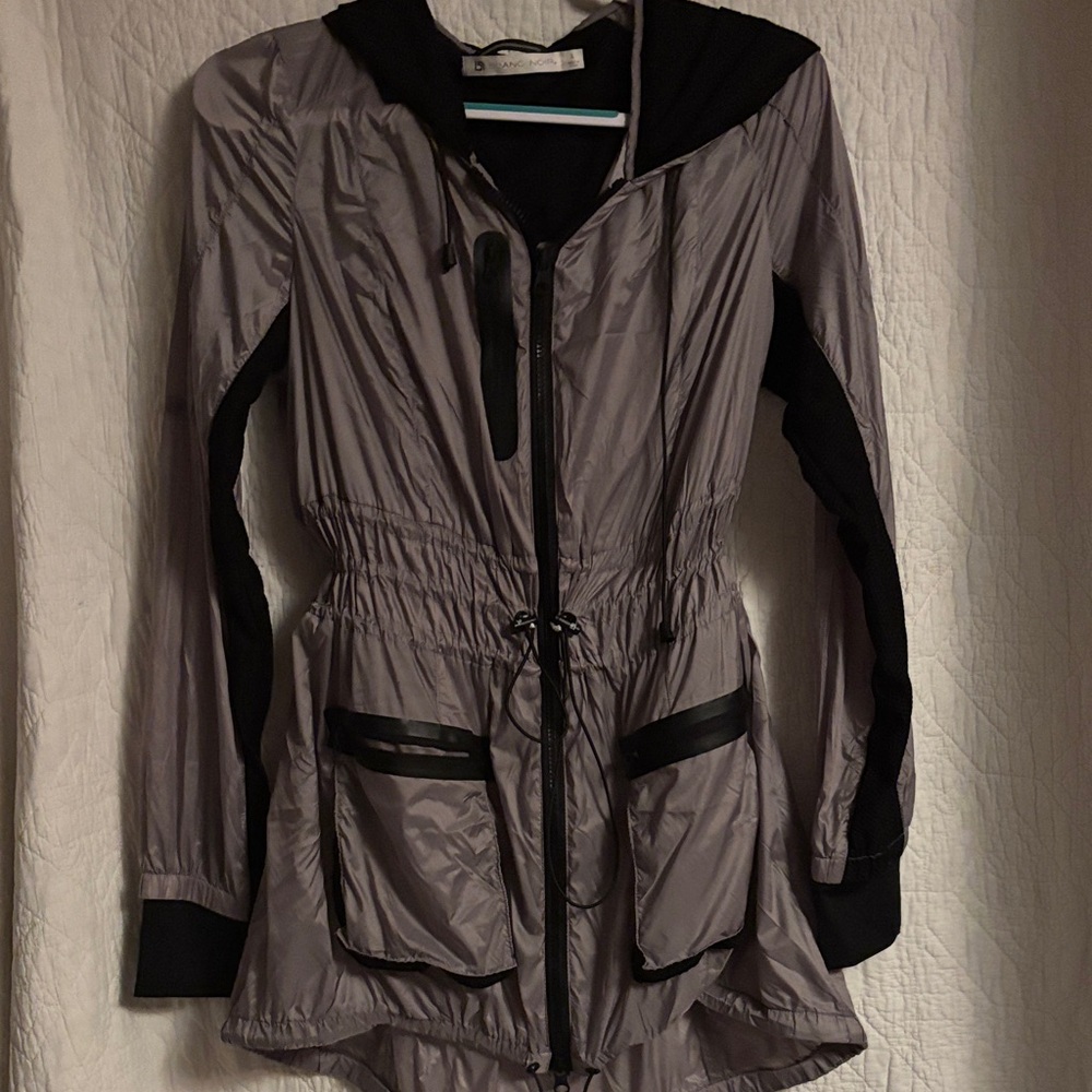 BLANC NOIR Gray and Black Utility Jacket